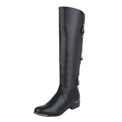 ladies leather riding style boots